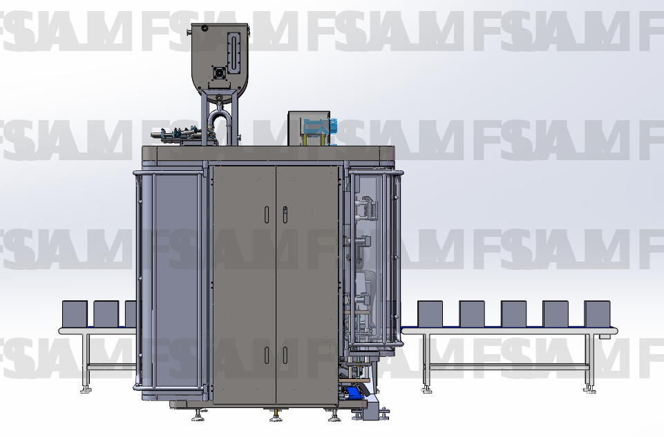 Honey Stick Packaging Line Application (Bulk 100 Sticks Random Cartoning Solution)