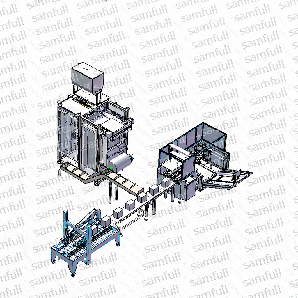 Ice Pop Packaging and Cartoning System – 8 Lane 4 Side Seal Automatic Line Ice Pop Packaging and Cartoning System – 8 Lane 4 Side Seal Automatic Line