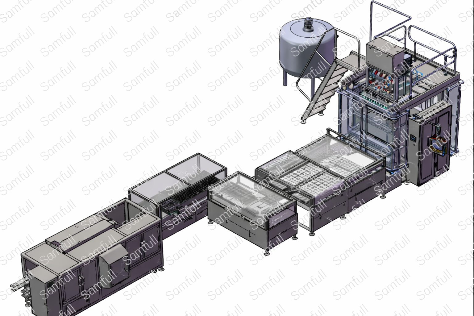 High-End Liquid Stick Pack Collation, Alignment