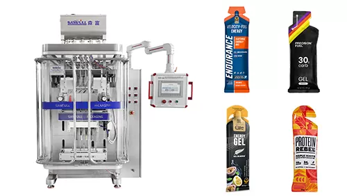 Irregular shape liquid stick pack 