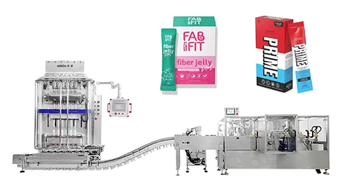 Jelly stick bag cartoning system