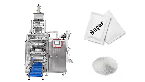 White sugar side sealed sachet