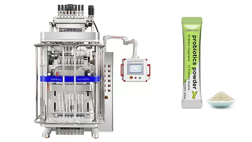 Zigzag cutting powder stick bag