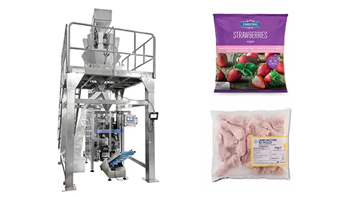 For frozen food like meat, fruit and vegetable