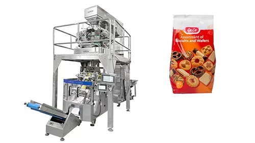 inclined vffs machine for fragile product