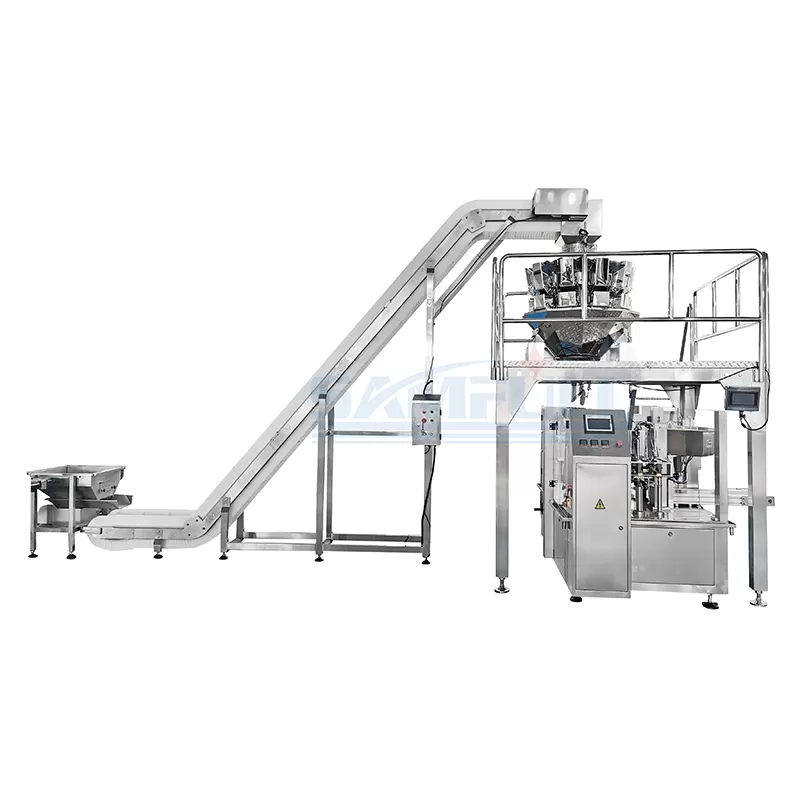 Granular Doypack Weighing Filling Sealing Machine