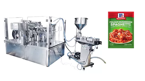 Pre-made four sides seal pouch (with zipper)