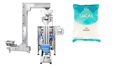 Whie sugar packaging