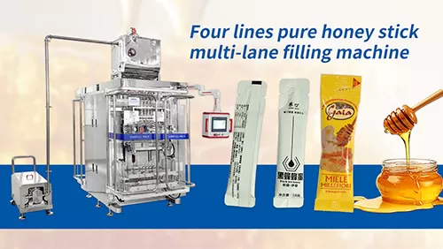 Round corner honey stick filling