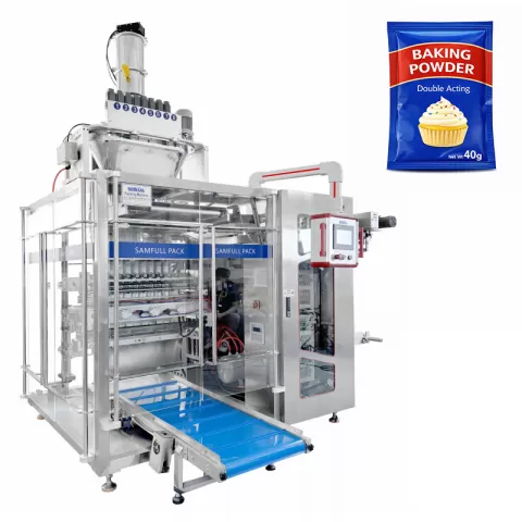 Baking Powder Packing Machine (40g Sachet, 8 Lanes Multi Lane Powder Packing Machine)