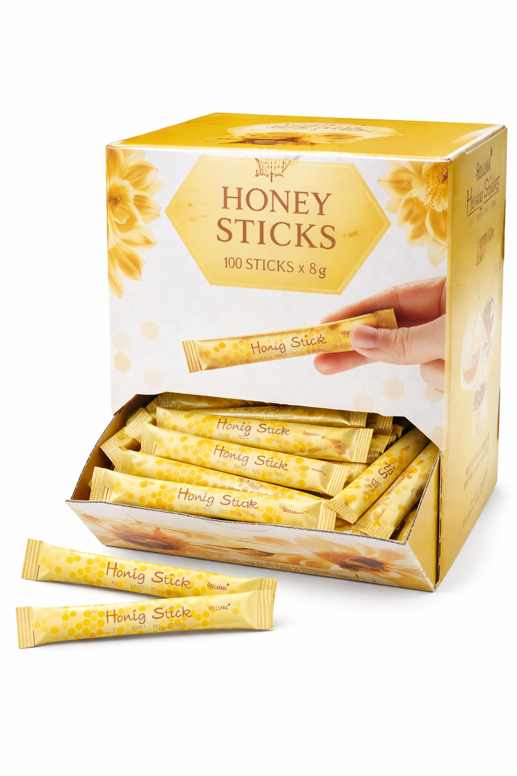 Honey Stick Packaging Line Application (Bulk 100 Sticks Random Cartoning Solution)