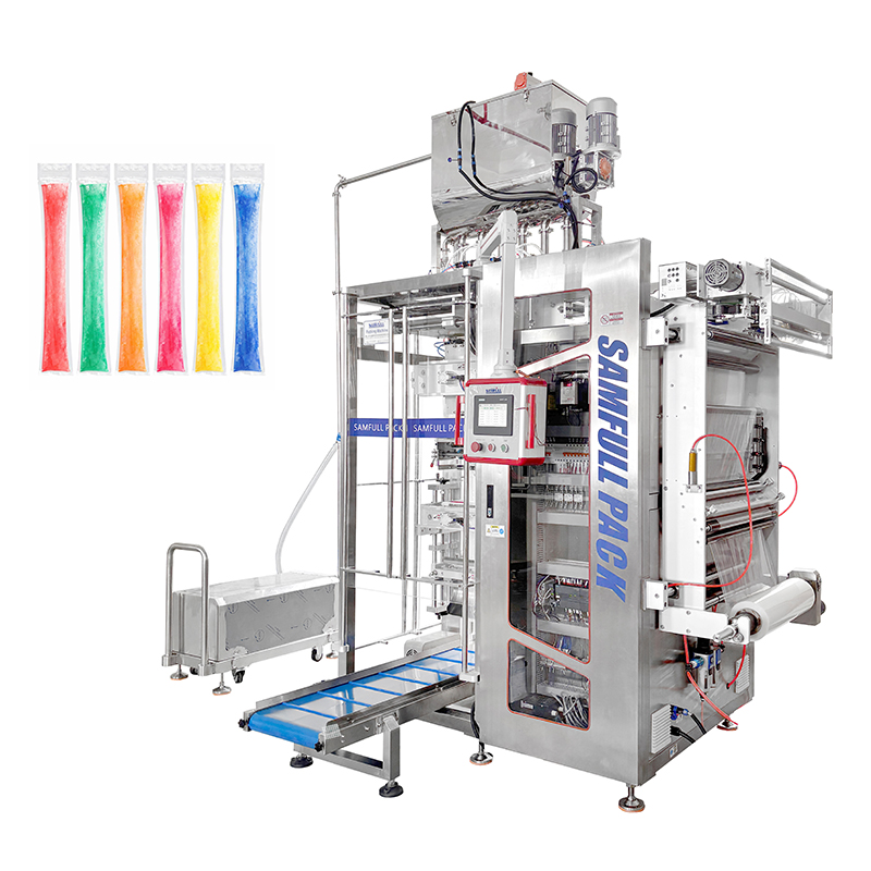 Multi-Flavor Ice Pop Packing Machine – 4-Side Seal Multilane Solution