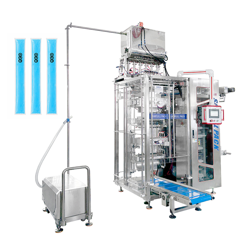 Ice Pop Packaging Machine – Single Flavor 6 Lane 4 Side Seal Solution