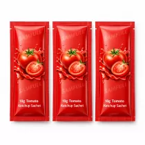Tomato Sauce Four Sealed Sachet Packing Machine