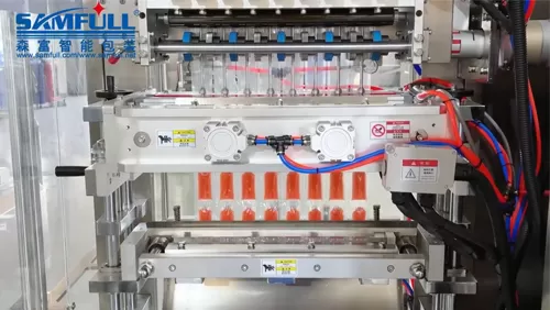 Tomato sauce four side sealed sachet machine for 8g 9g 10g