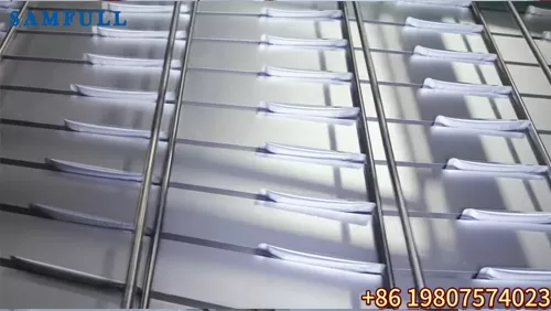 Single row 10 liquid sticks counting arraging and cartoning