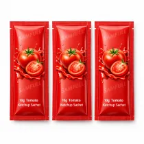 Tomato Sauce Four Sealed Sachet Packing Machine