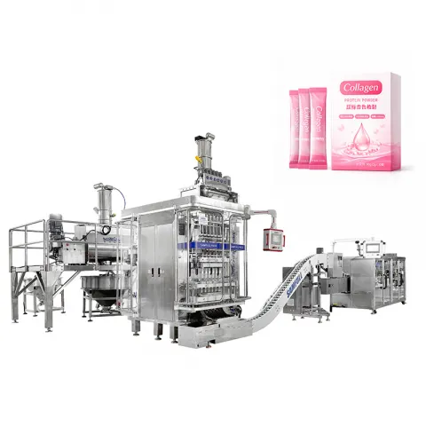 Multi Lane Powder Stick Pack Cartoning Packaging Line