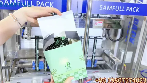 Coffee Stick Bag Packing Counting Assembling & Carton Line