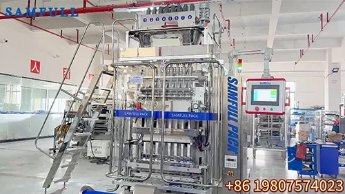 Stick pack machine for whey protein powder