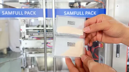 Beverage powder sachet machine
