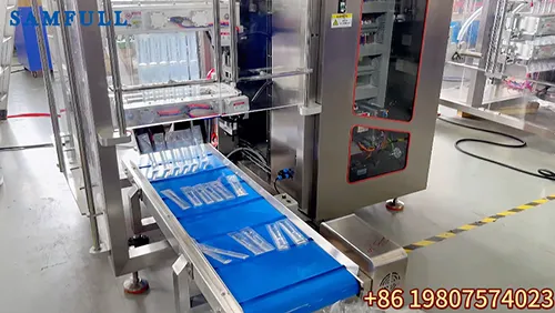 Jelly gel four sides sealing sachet packaging
