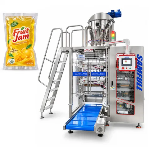 4-Lane Fruit Jam Sachet Packing Machine for Latin America | 100–150g Sachet Production Solution